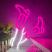 Cowboy Boots Neon Sign, Pink Cowgirl Boots LED Signs Neon Light, 10.2 * 13.3in