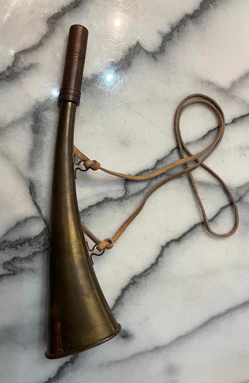 Antique ACME Regd. Brass HARKING/BEATERS HORN Joseph Hudson & Co Made England