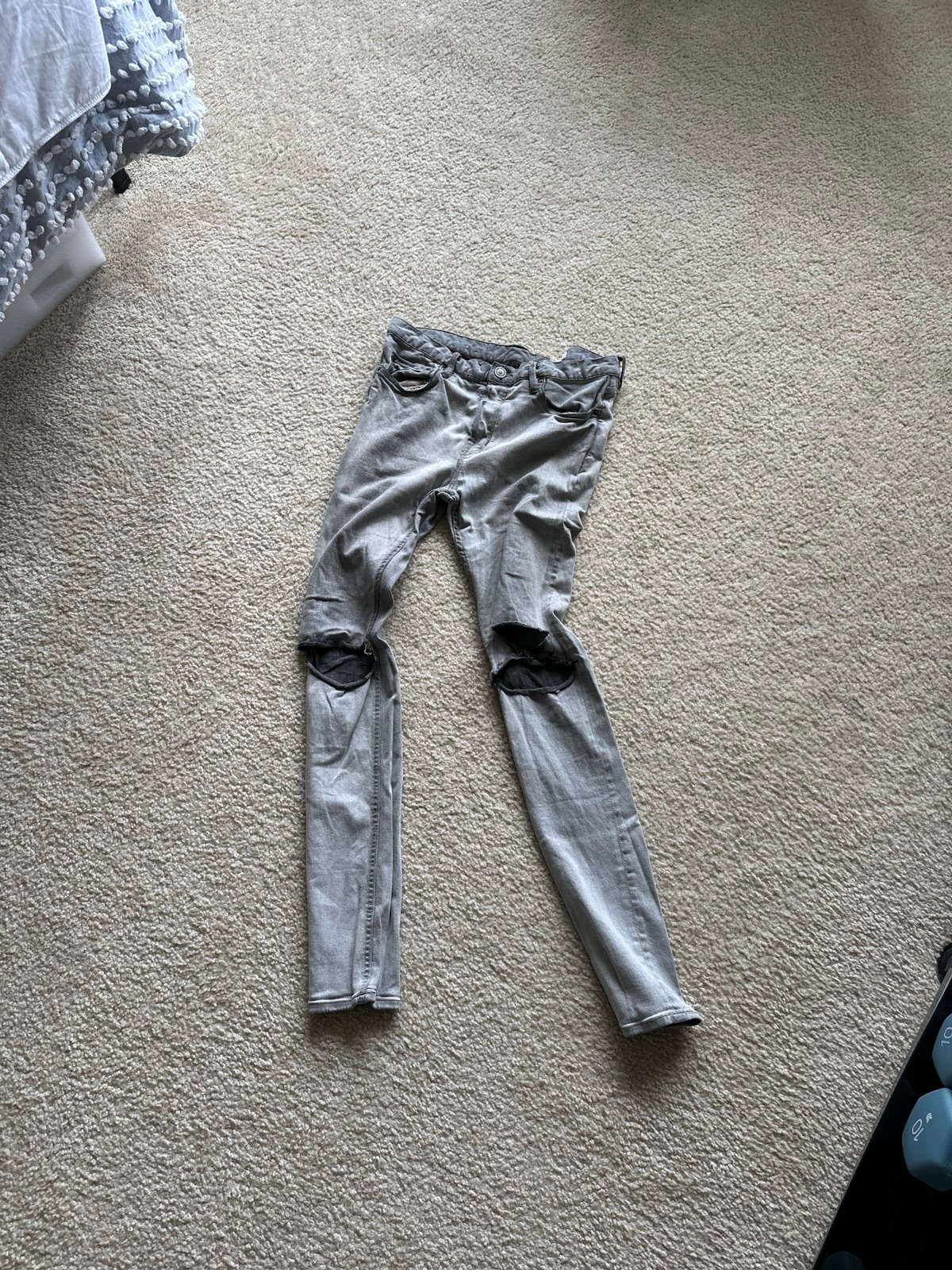 All saints men’s cigarette jeans