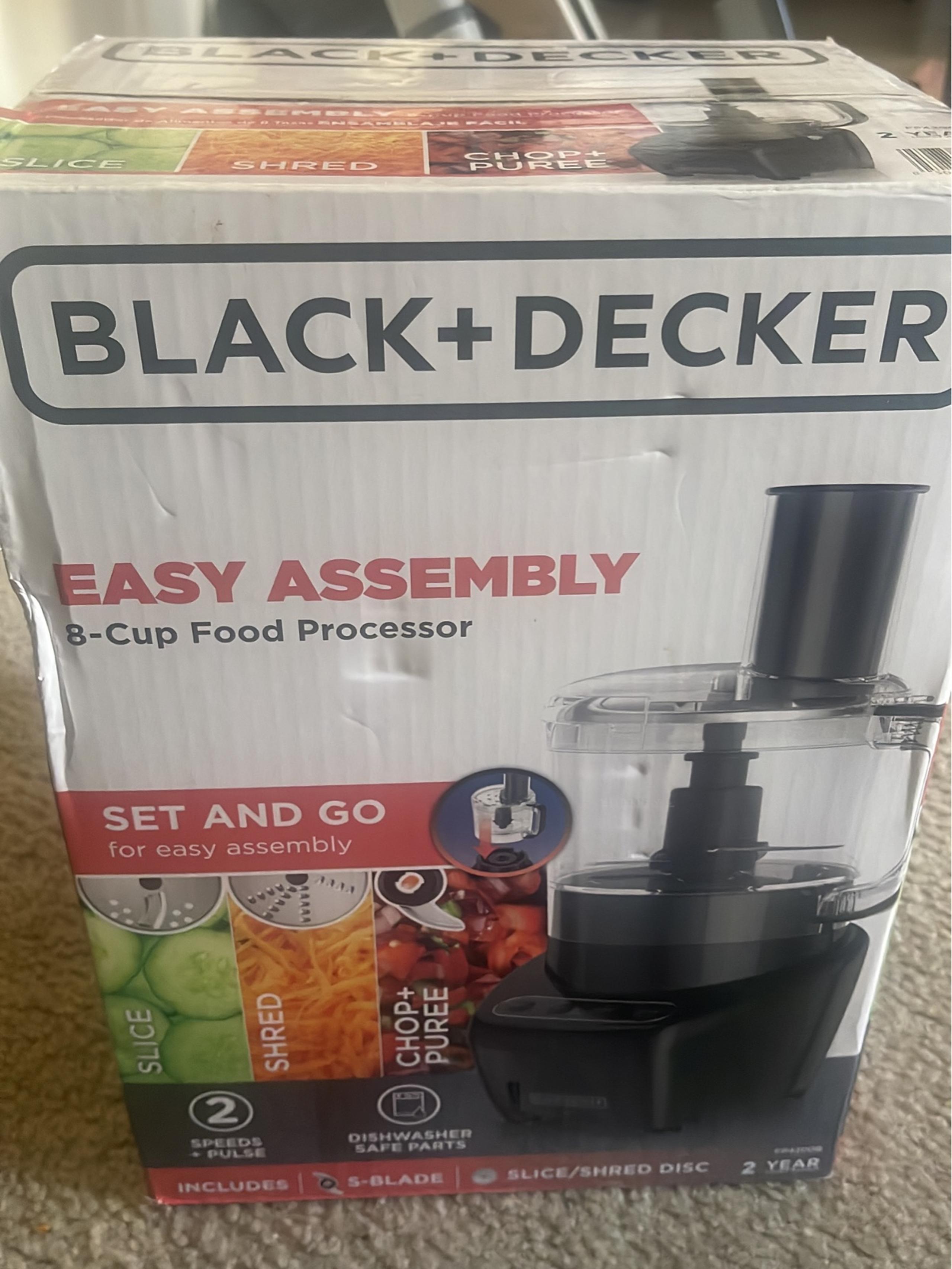 Easy Assemble 8 cup food proccesor