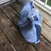 Upcycled Denim Jeans Distressed Handbag