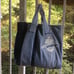 Upcycled Denim Jeans Distressed Handbag