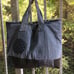 Upcycled Denim Jeans Distressed Handbag