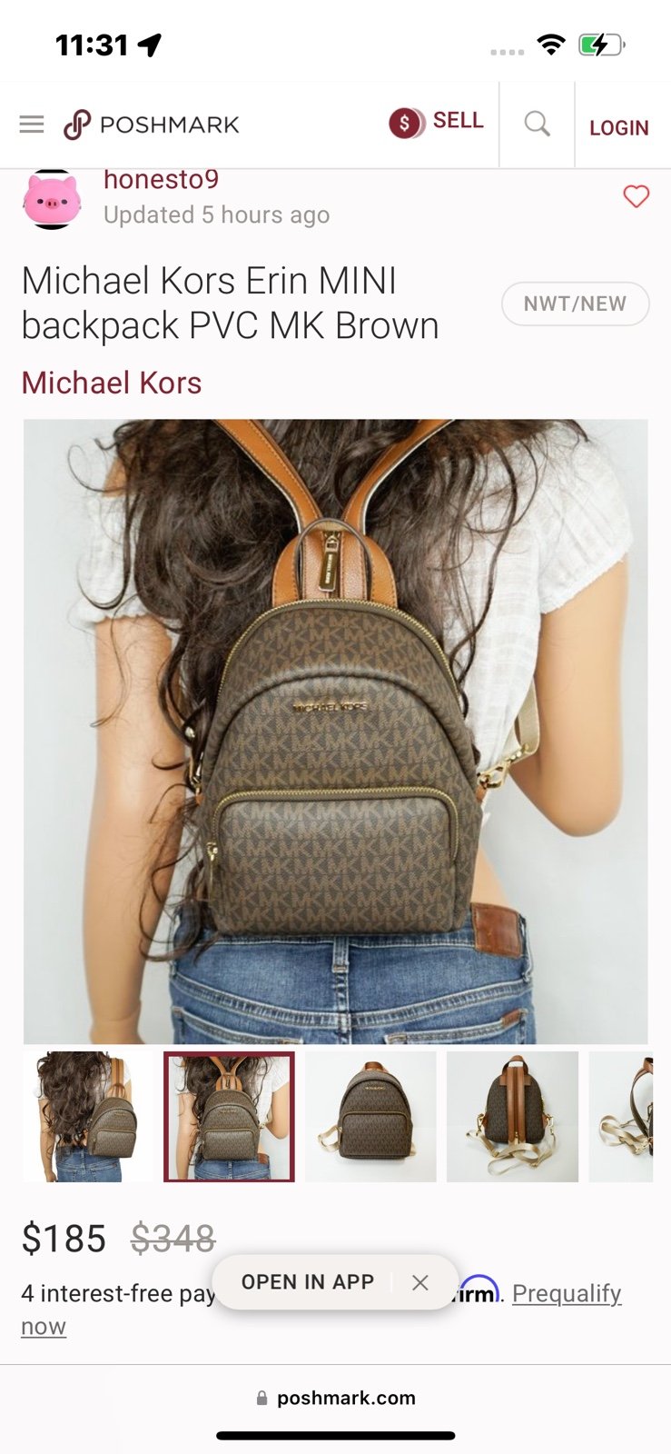 New MICHAEL KORS MD high quality Backpack