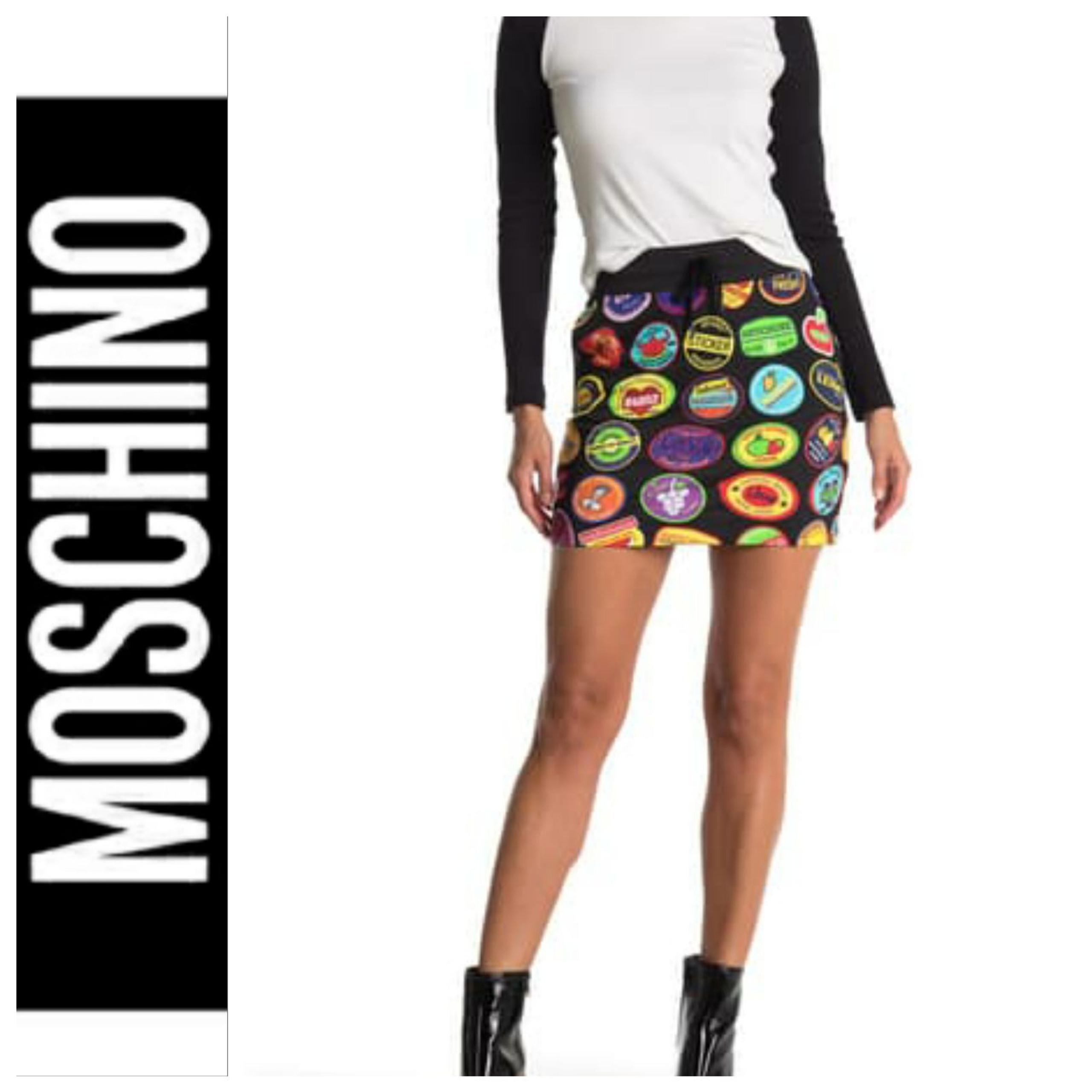 Love Moschino Drawstring Mini Skirt