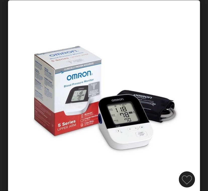 Mooring 5 series upser arm blood pressure monitor