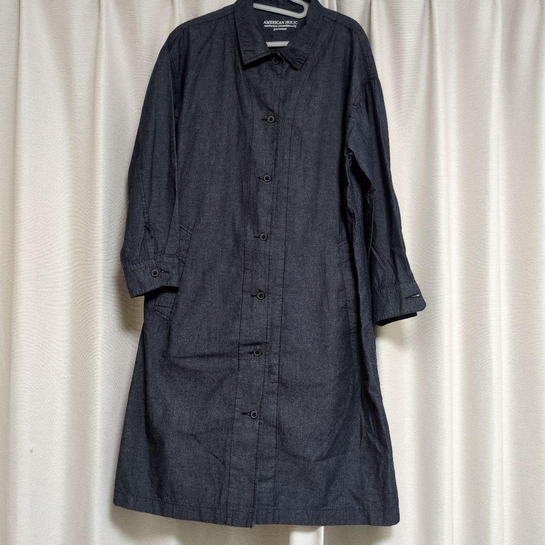 AMERICAN HOLIC Dark Gray Long Coat