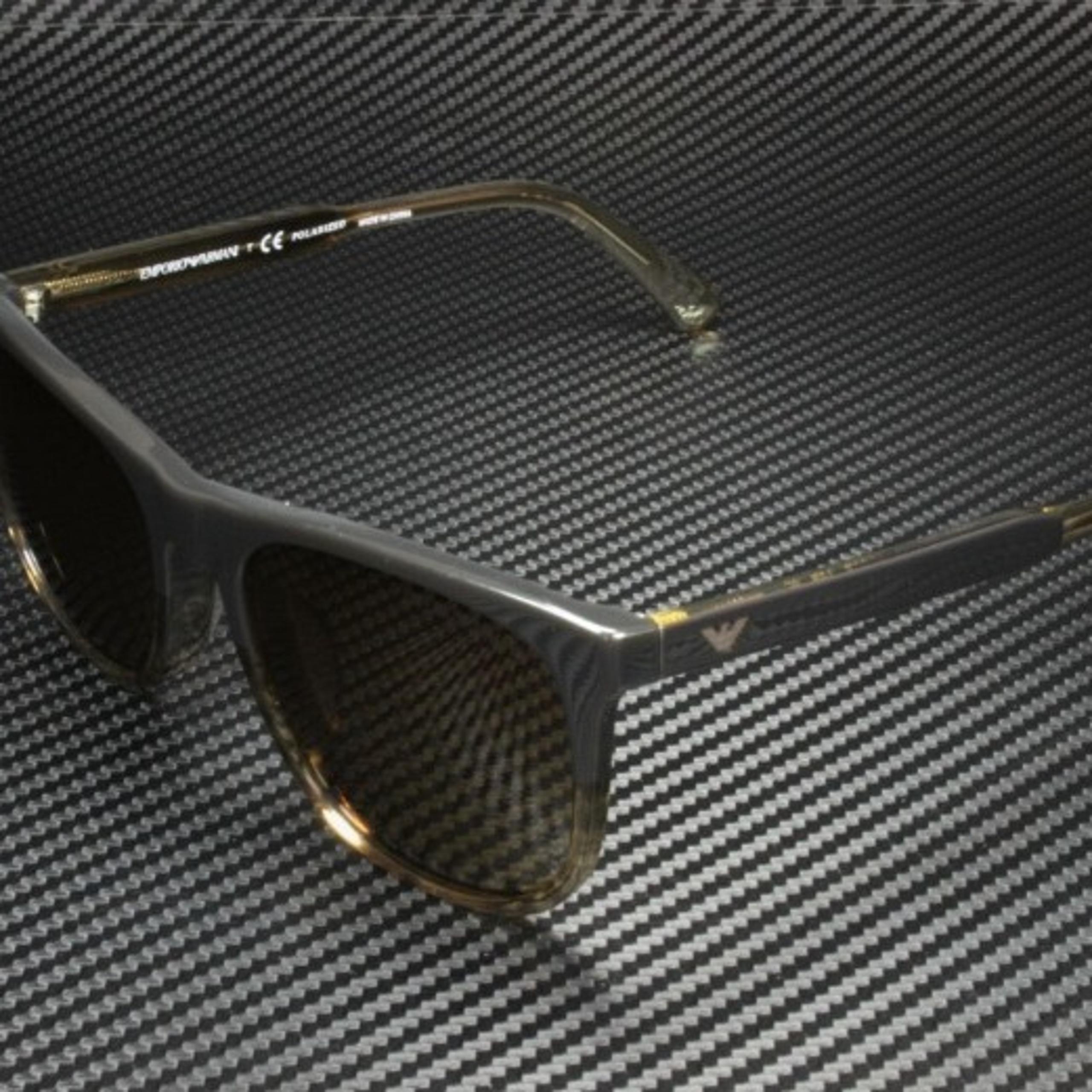 Emporio Armani Men's Striped Brown 56mm Sunglasses!