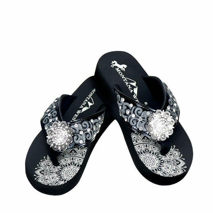 montana west flip flops