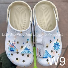Disney Parks Disneyland Icon Beige Crocs womens 9