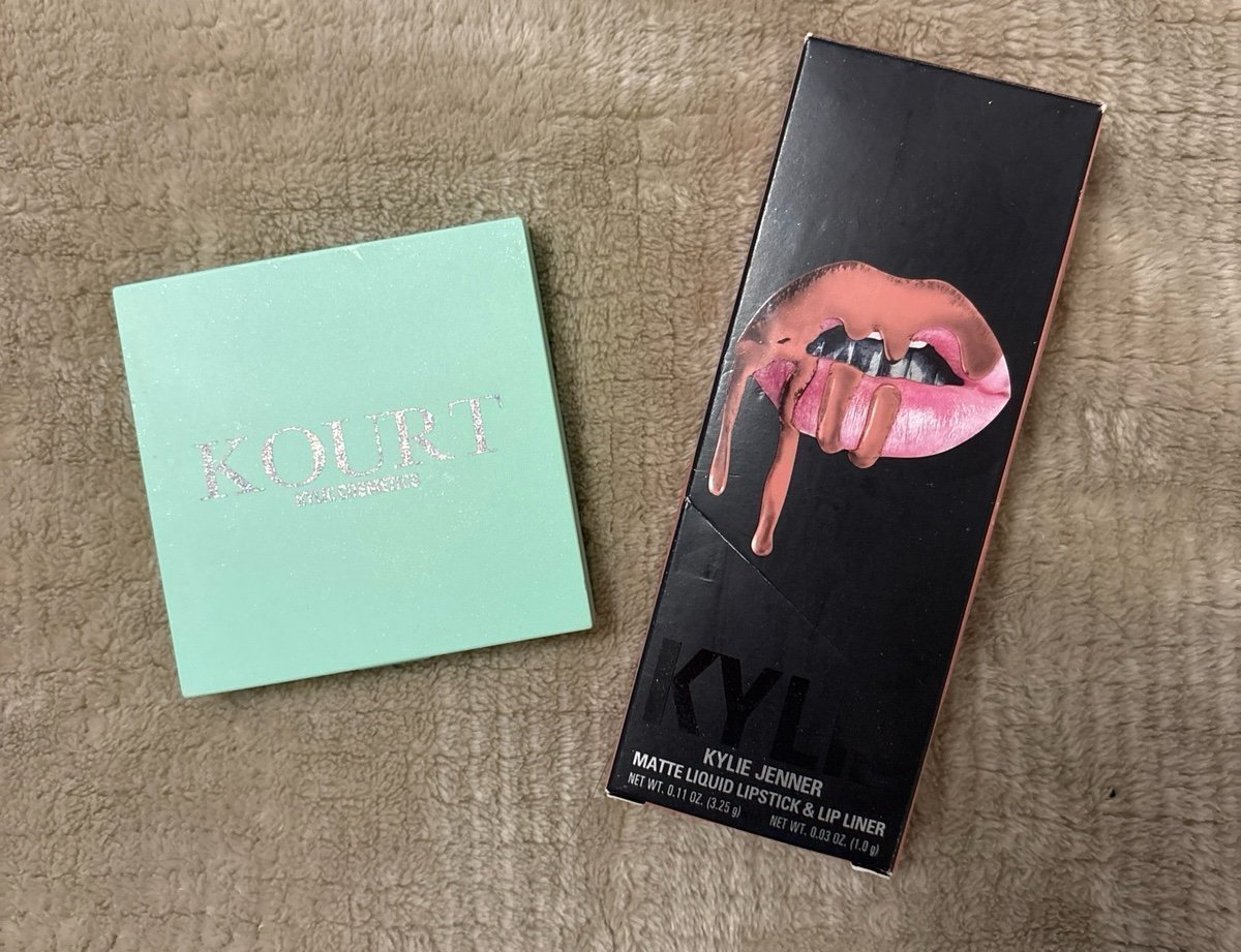 Kylie Cosmetics Kourt Palette & Kylie Lip Kit Bundle, Never Used