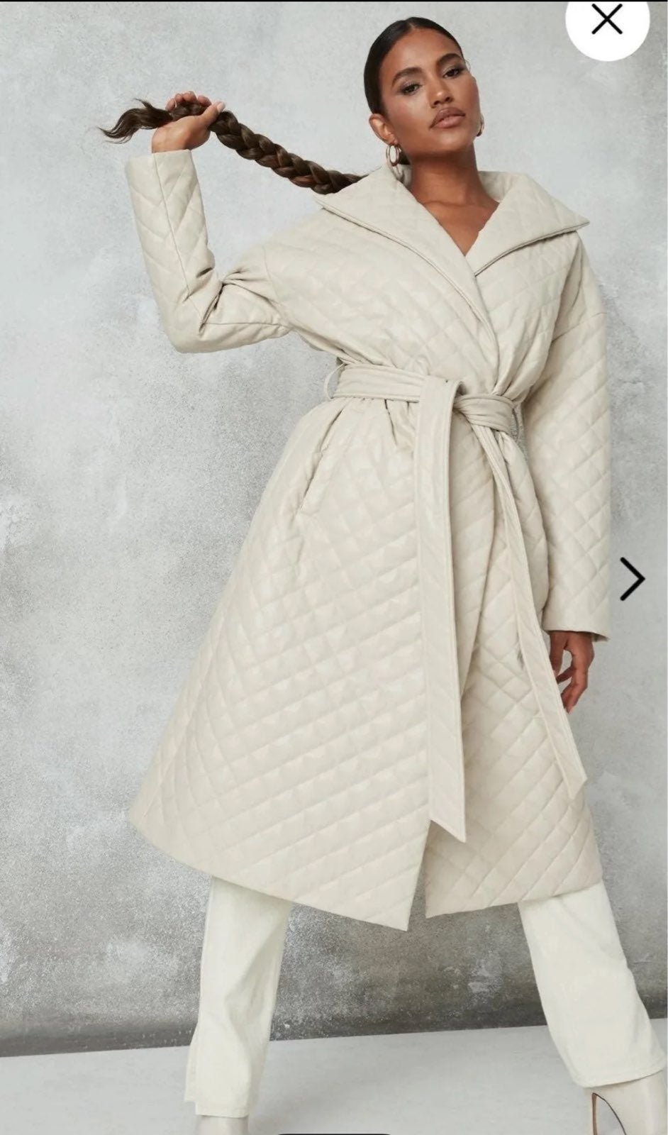 Quilted Trench Coat