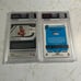 Lot of 2 Different 2019 Prizm Drew Lock RC PSA 9 & Optic Base Psa 9 Giants