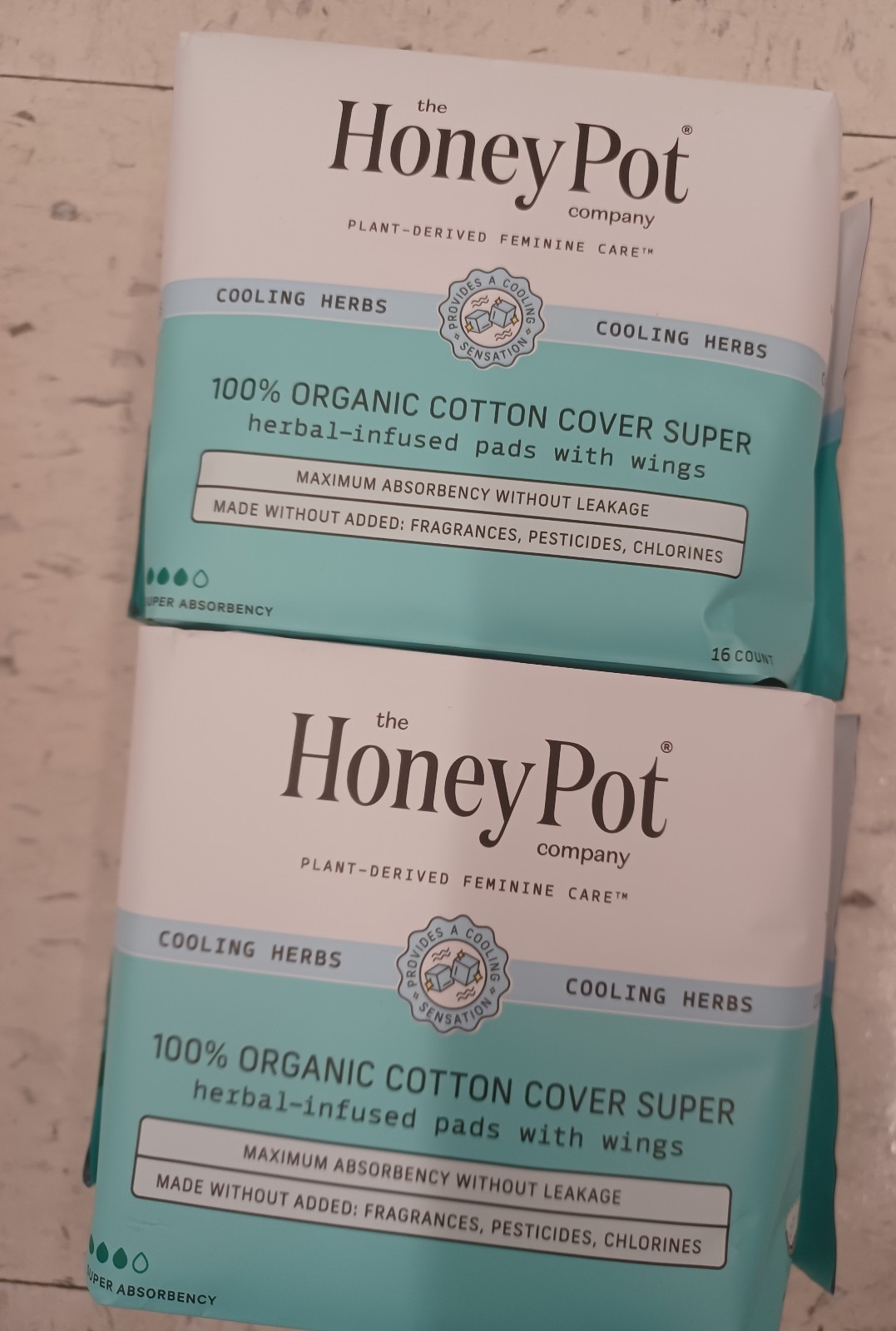 QTY 2 Honey Pot pad bundle neww