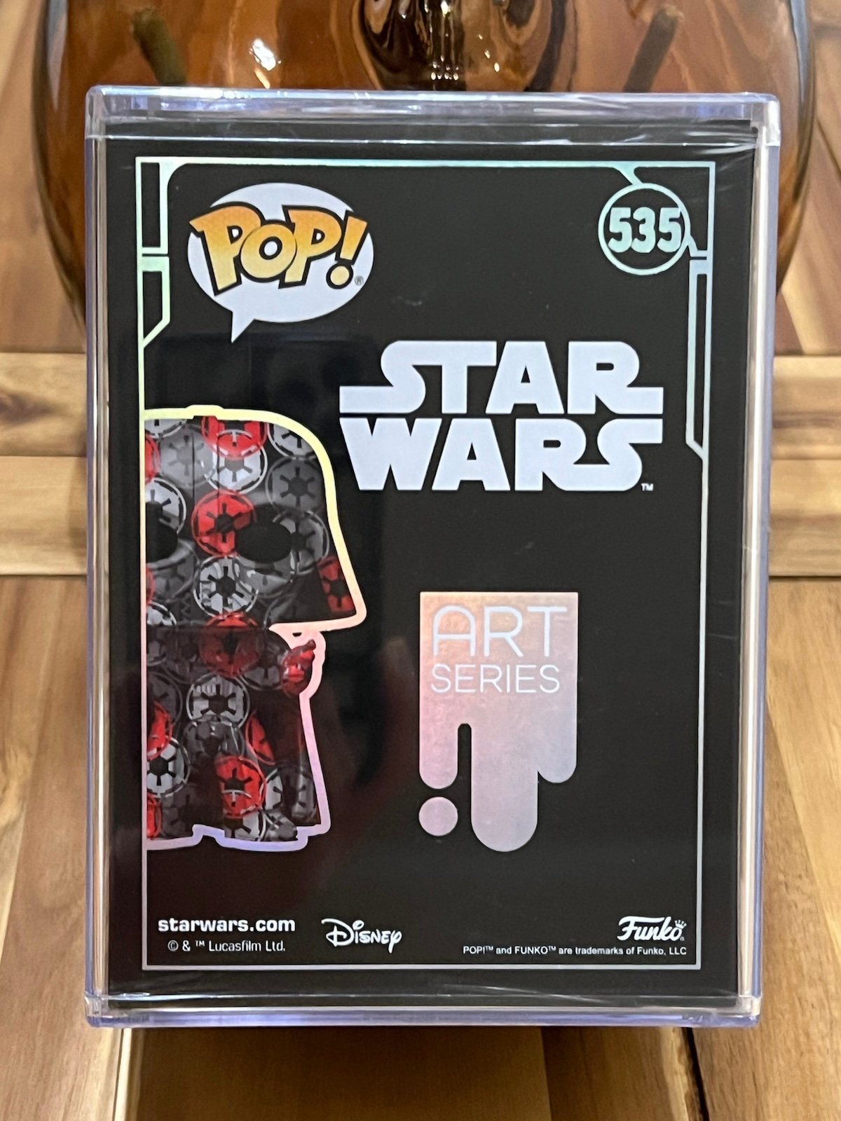 Funko Pop Star Wars Darth Vader Art Series #535 Sealed Hard Protective Case