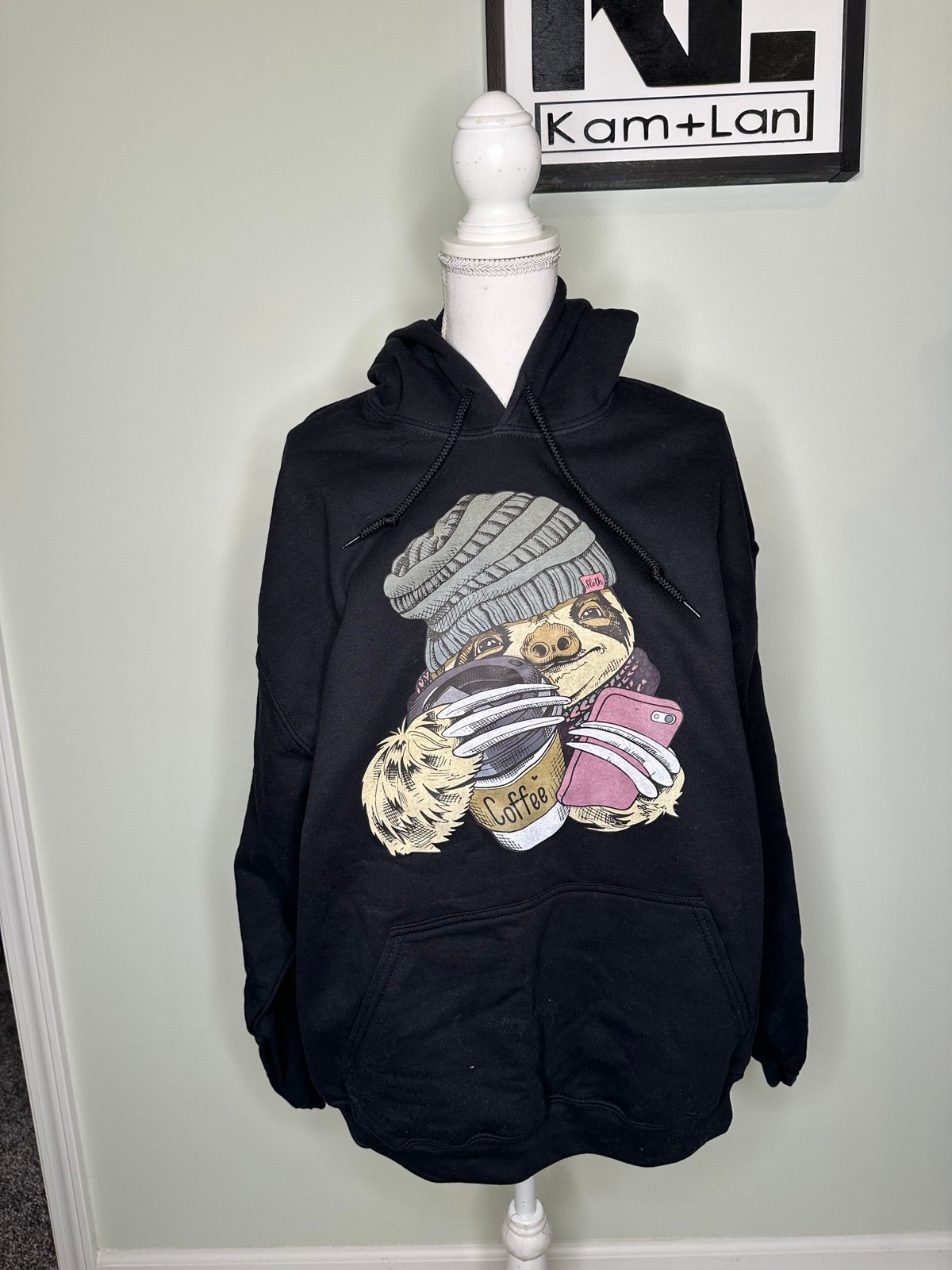 Sloth Hoodie Unisex XL