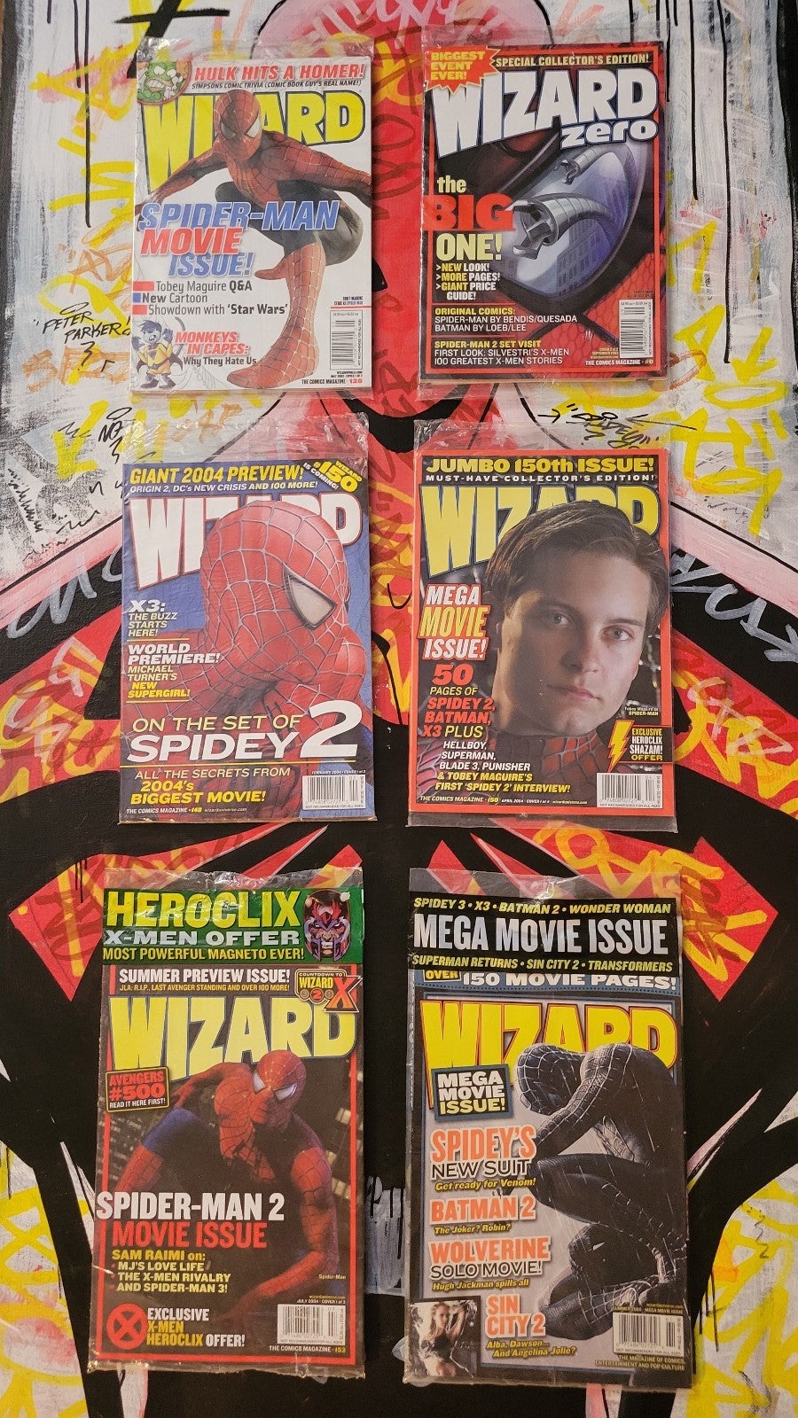 Wizard Magazine Spider-Man Movie Lot