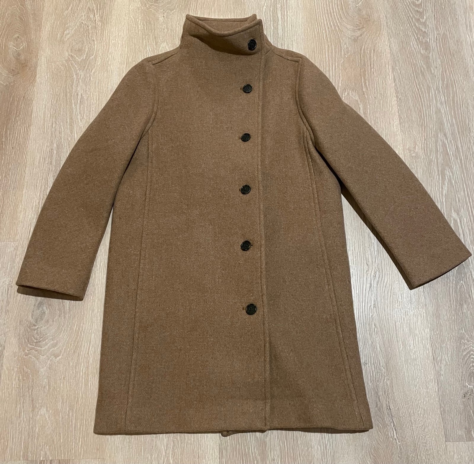 J Crew Stadium Italian Wool Coat Size 0
