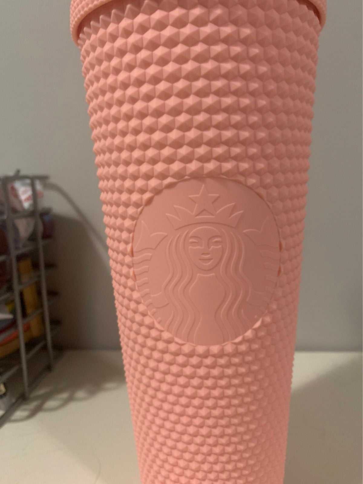 Starbucks PINK matte studded tumbler