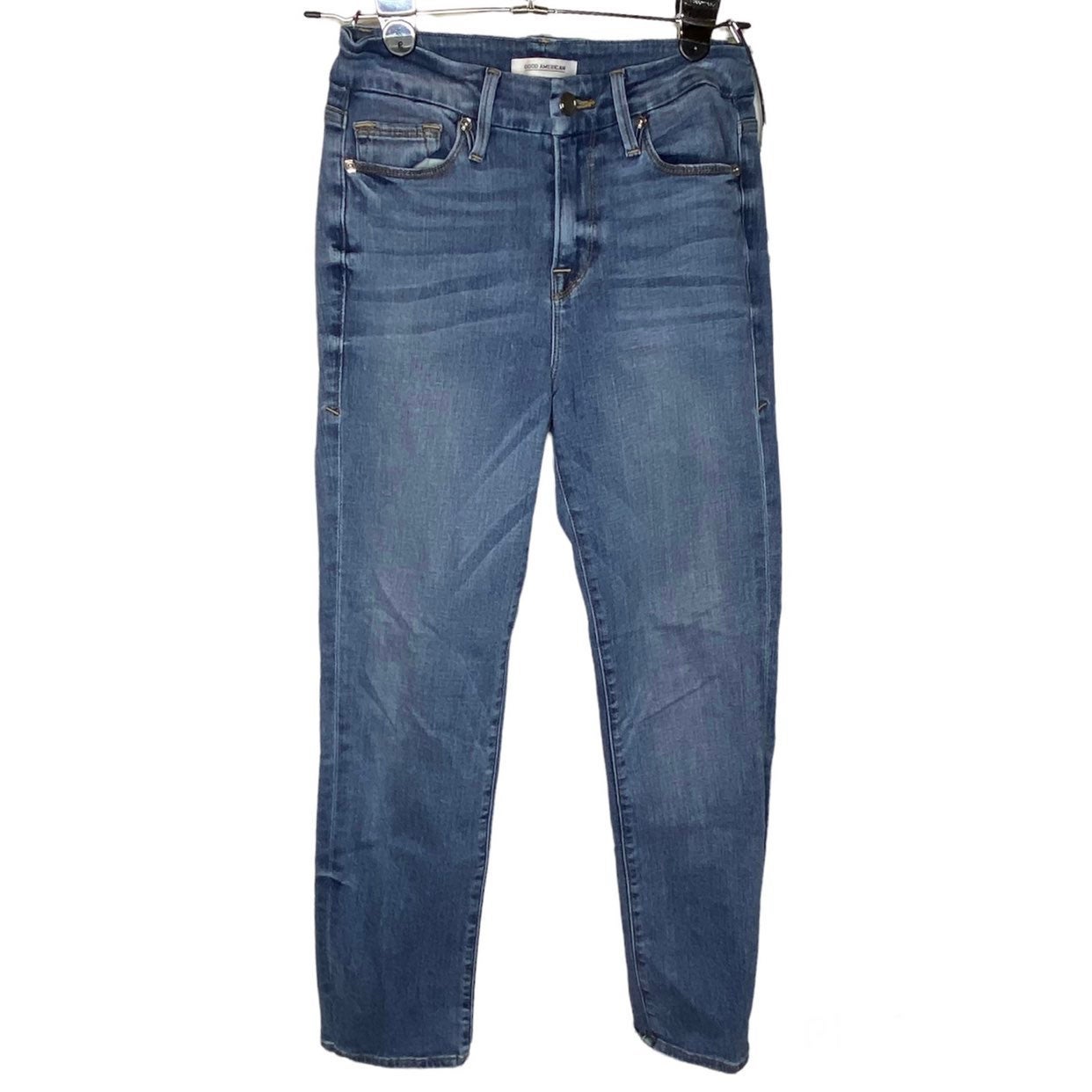 Good American good legs medium wash denim jeans 2/26