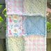 Baby Girl Zoo Animal Rag Quilt