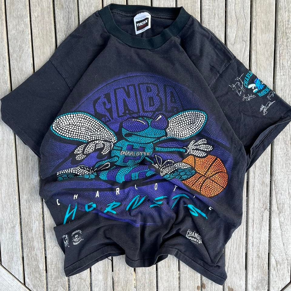 vintage charlotte hornets nba shirt