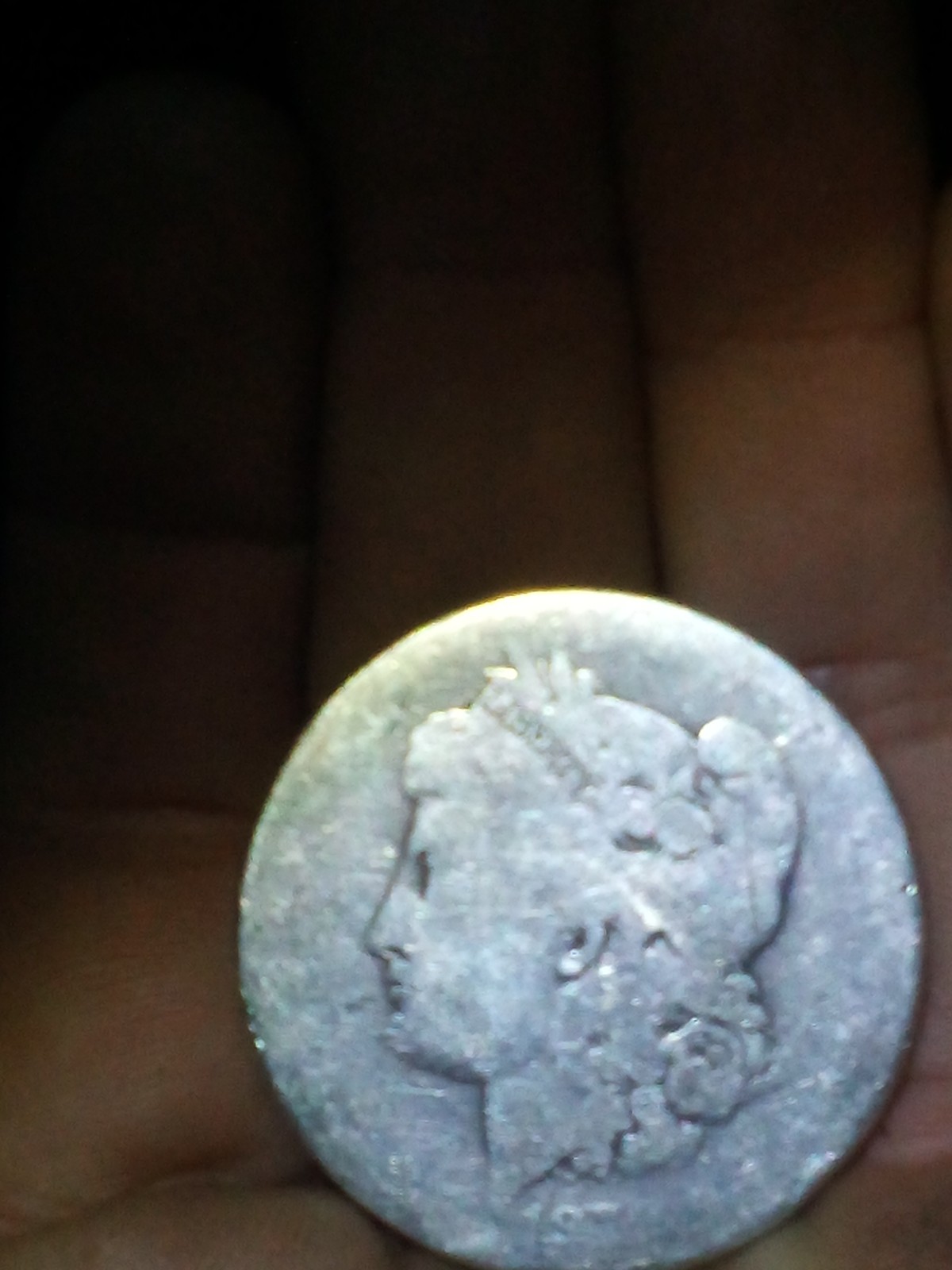 1879 s Morgan silver dollar