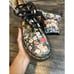 RARE VTG Dr. Martens Dark Floral Lace Up Eyelet Boot Women S Us 5 UK 3