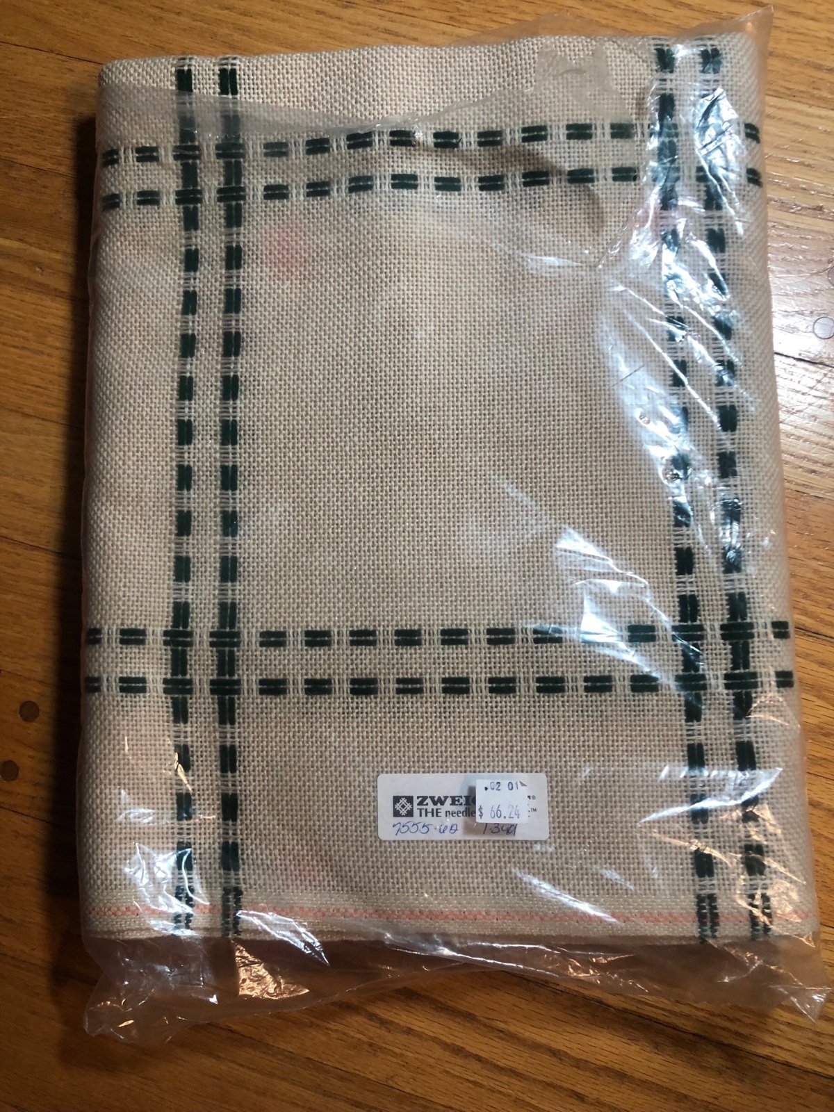 Zweigart Hearthside Afghan 14 Count w/2001 Stoney Creek ‘Natures Home’