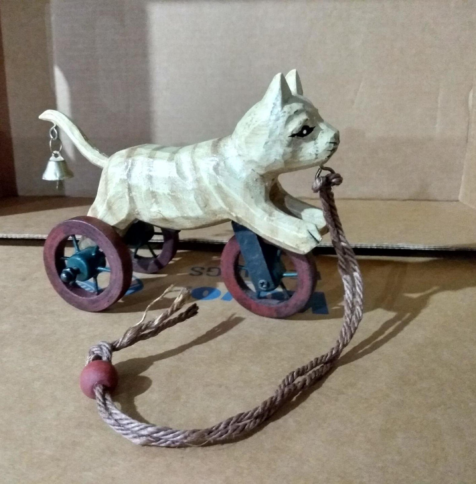 Vintage 3-Wheeled Cat Collectible