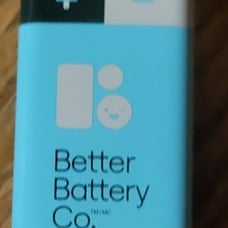 The Better Battery Co 9v case of 198 Batteries