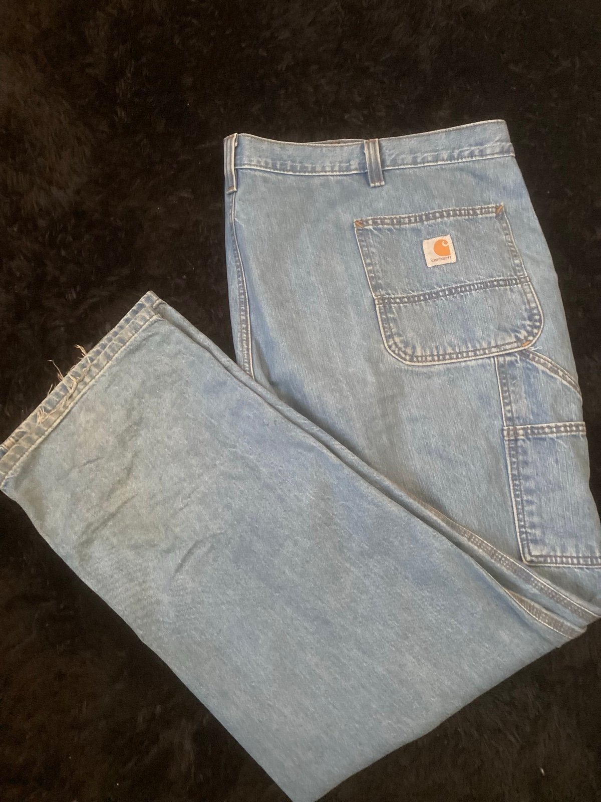 Vintage loose fit carhartt denim jeans