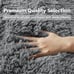 4x6 Rugs for Bedroom, Grey, Fluffy Shaggy Soft Area Rug,