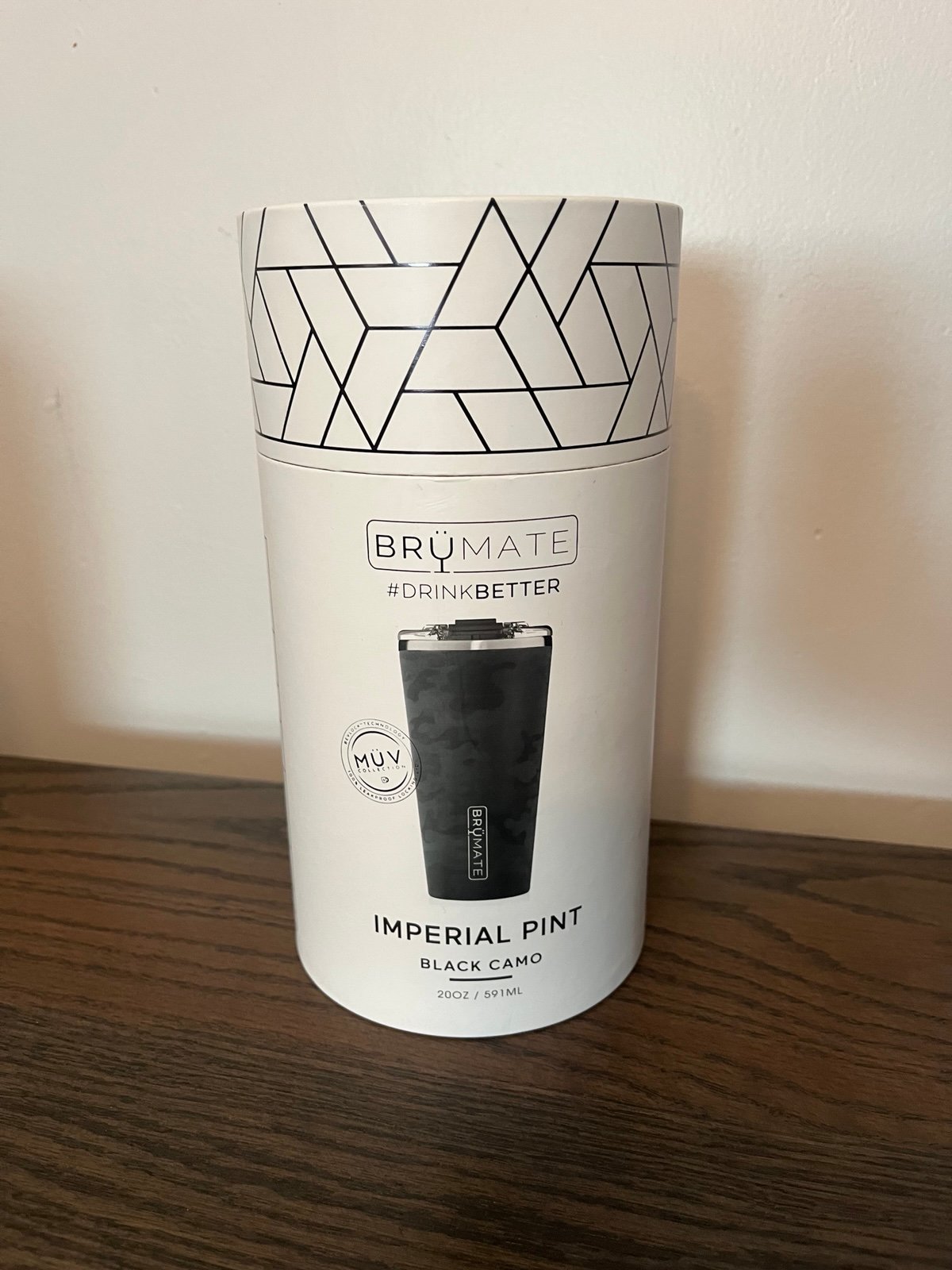 NEW Brumate Black Camo Imperial Pint