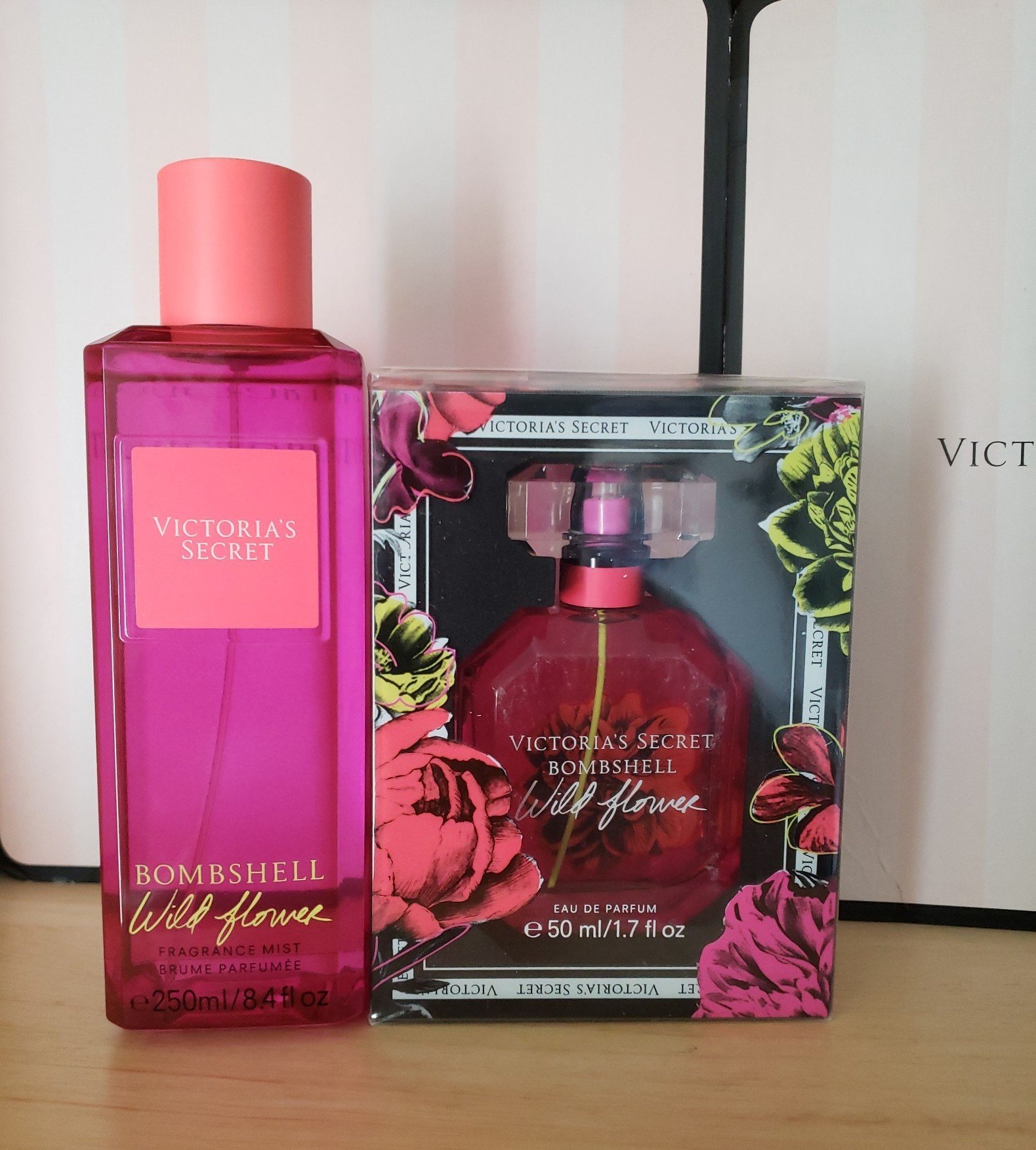 Victorias Secret Bombshell Wild Flower Eau De Parfum And Fragrance Mist