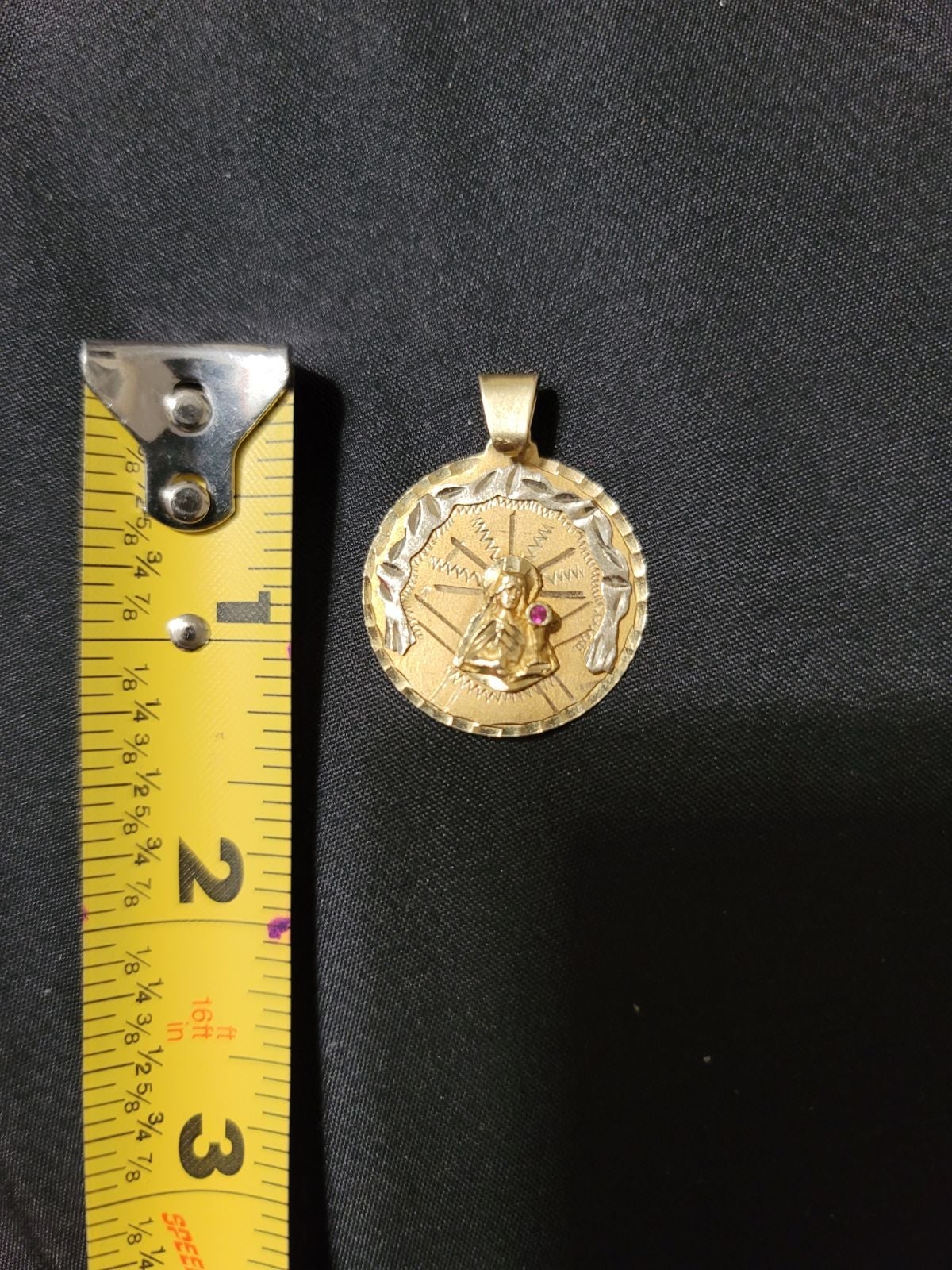 10kt gold Santa Barbara(Saint Barbara)