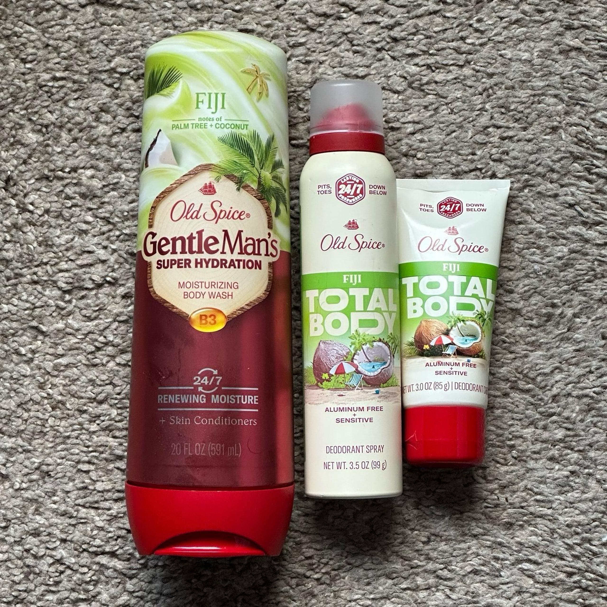 Old Spice Total Body Personal Care Bundle in Fiji Scent (3 items)
