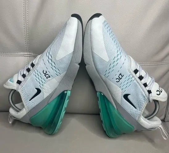 Nike Women's Air Max 270 Shoes - White / Green - Size 10