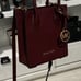 Michael Kors Mercer Extra Small Shopper Crossbody Bag Phone case Oxblood
