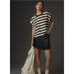 Maeve Batwing Button Back Tee