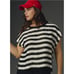 Maeve Batwing Button Back Tee
