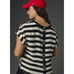 Maeve Batwing Button Back Tee