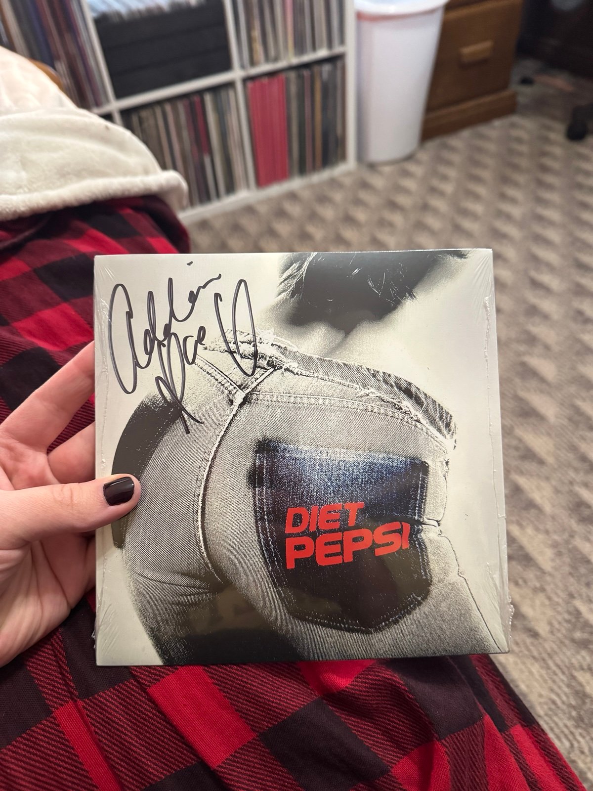 Diet Pepsi signed vinyl