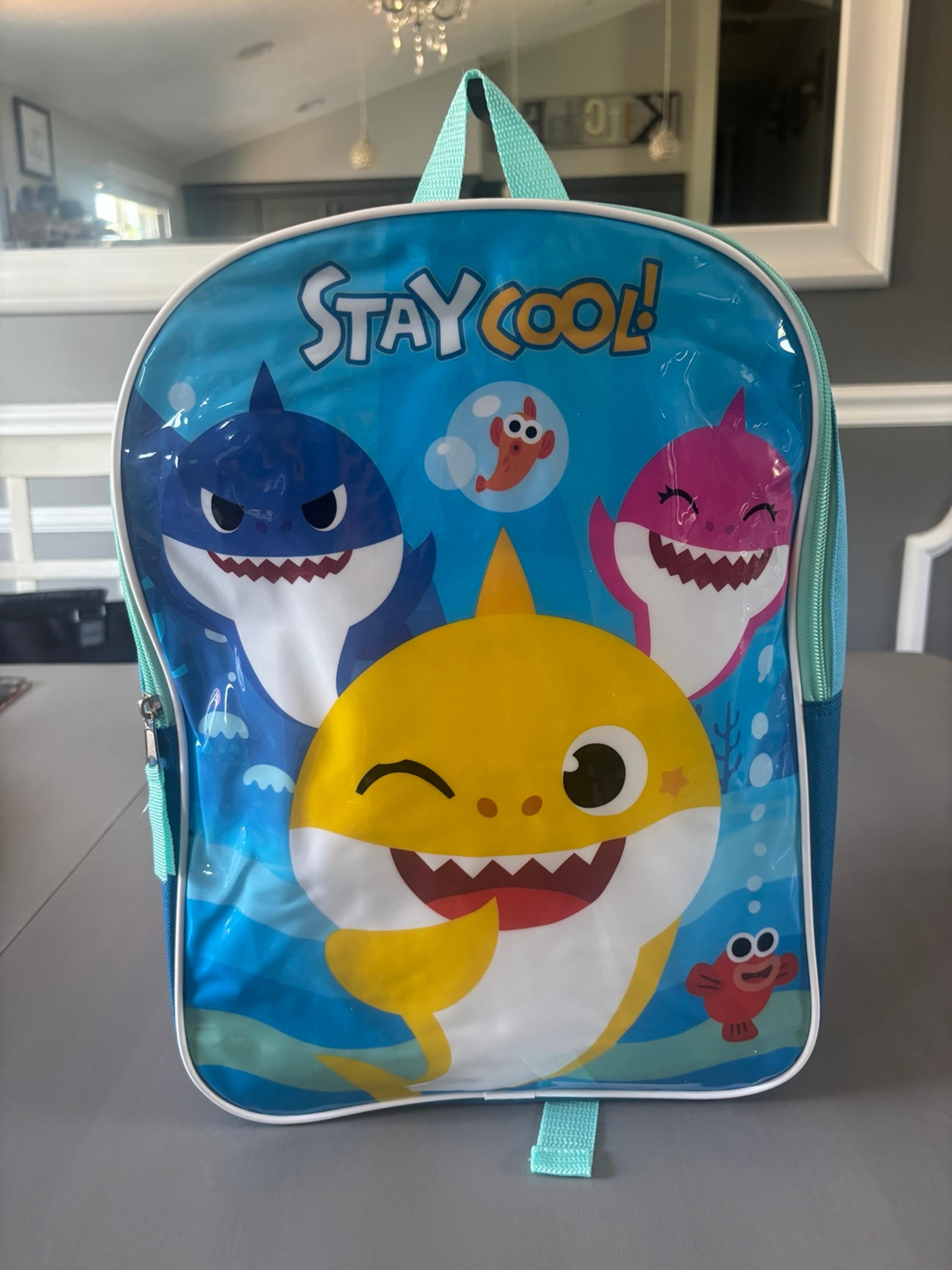 Baby Shark “Stay Cool” Backpack – Blue – New with Tags