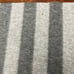 CANALI Wool Angora 76”x 11” Gray Striped Scarf Unisex Made in Italy