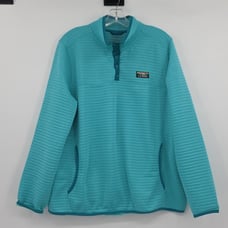L.L.Bean Women's Airlight Knit Pullover Dusty Periwinkle Heather Color Size XL