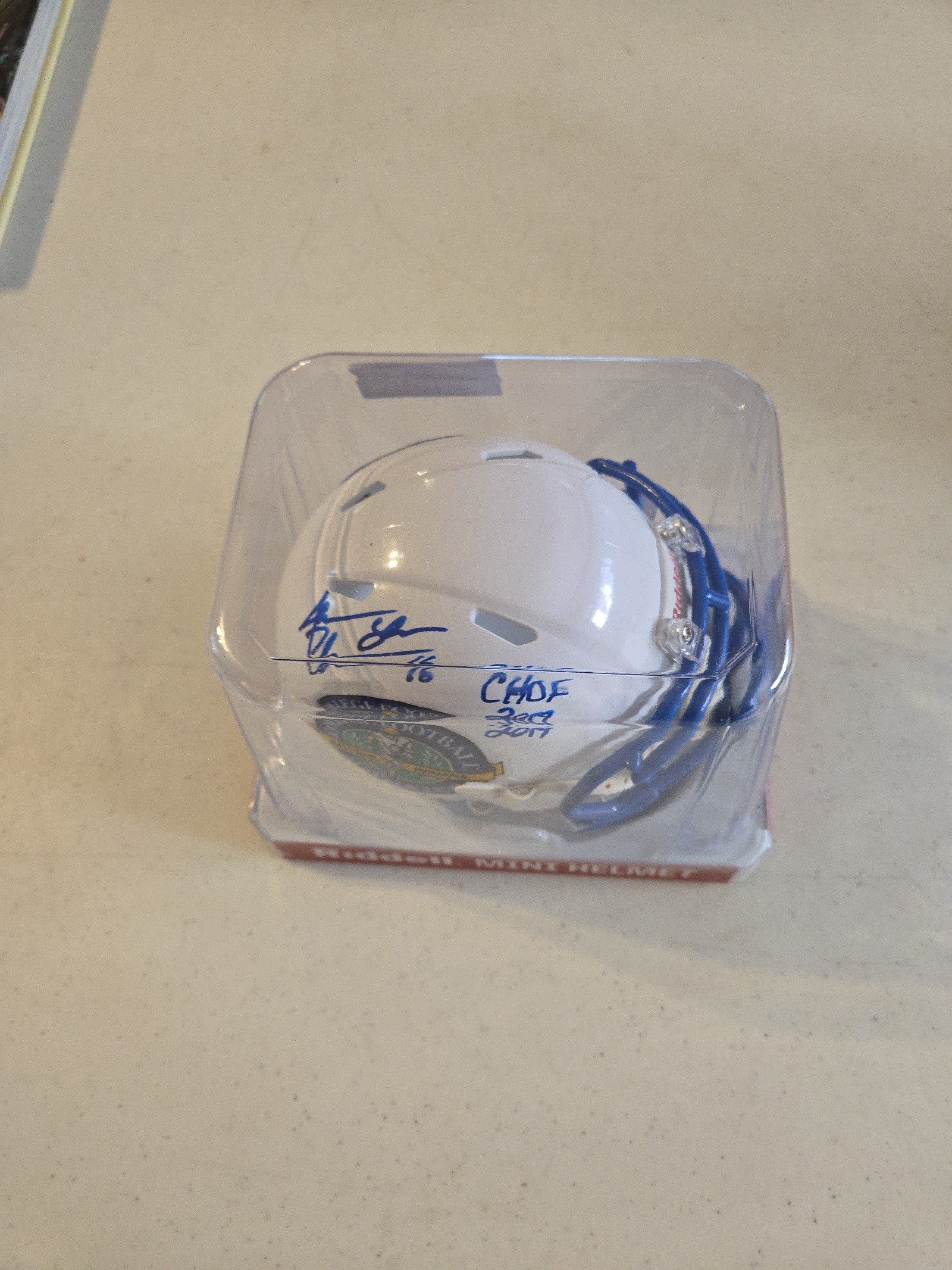 Rod Smith #9 Missouri Southern State Lions Autograph Mini Helmet