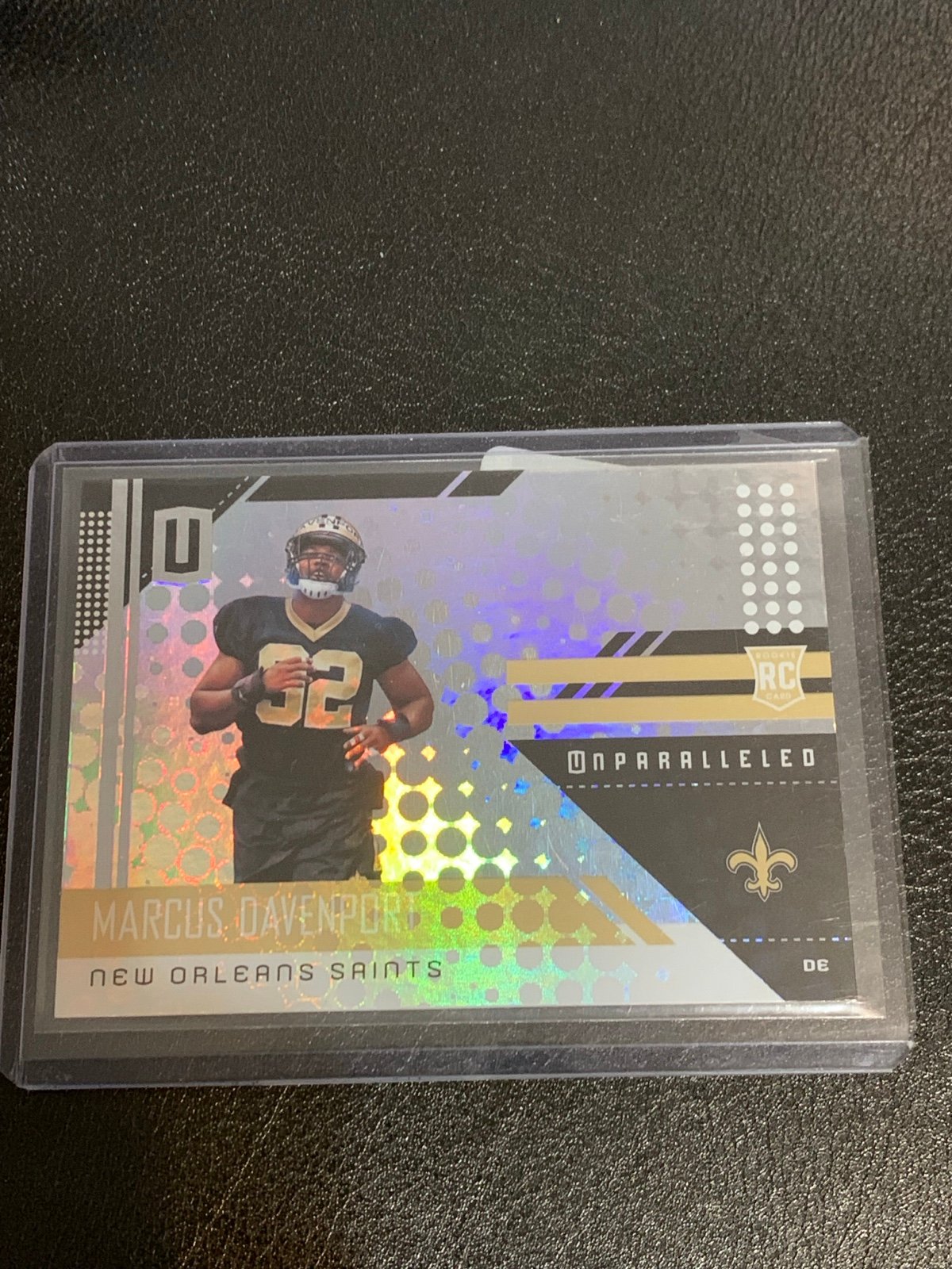 2018 Panini Unparalleled RC Marcus Davenport #299 Rookie RC New Orleans Saints