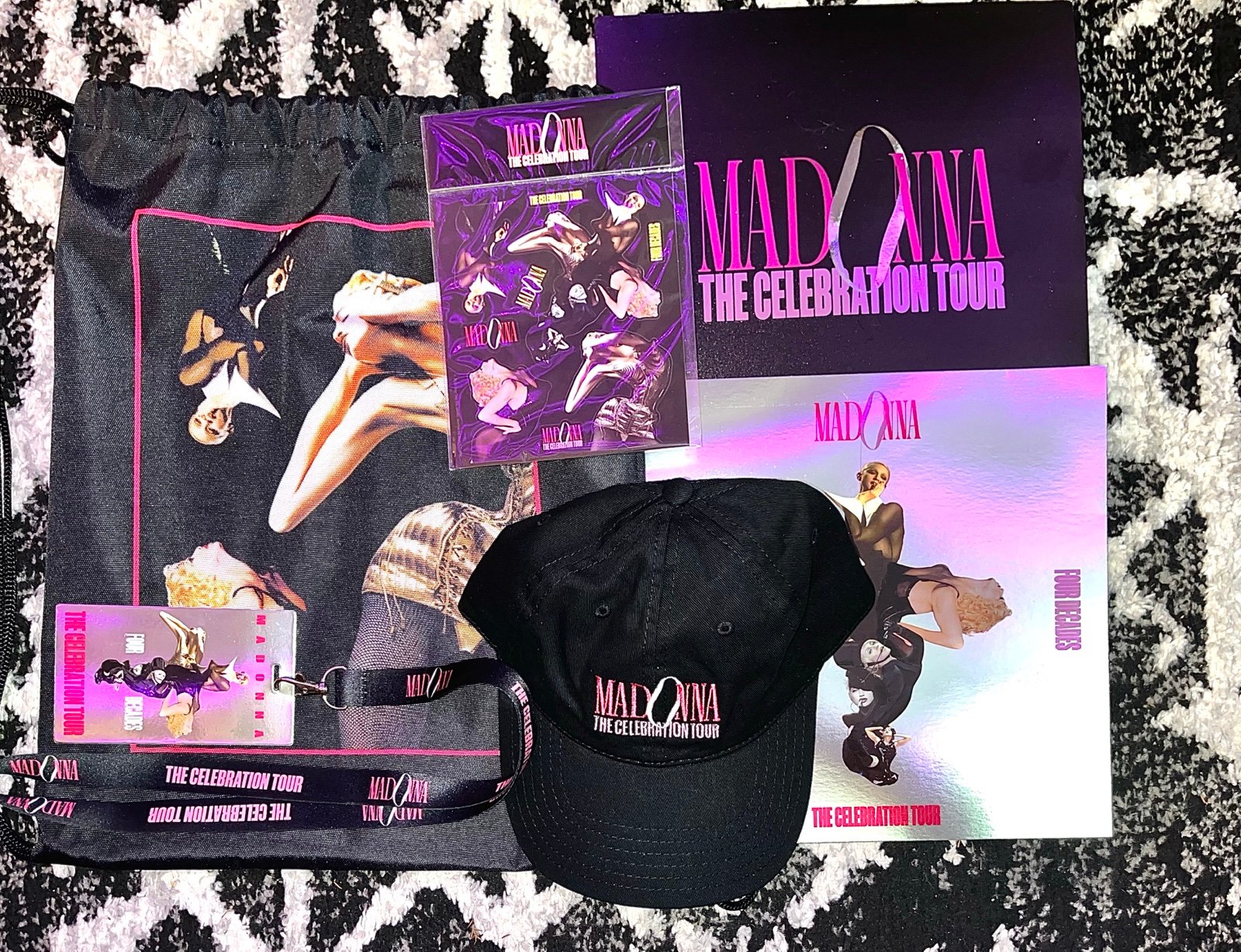 Madonna Celebration Tour VIP Merchandise Bundle Souvenirs