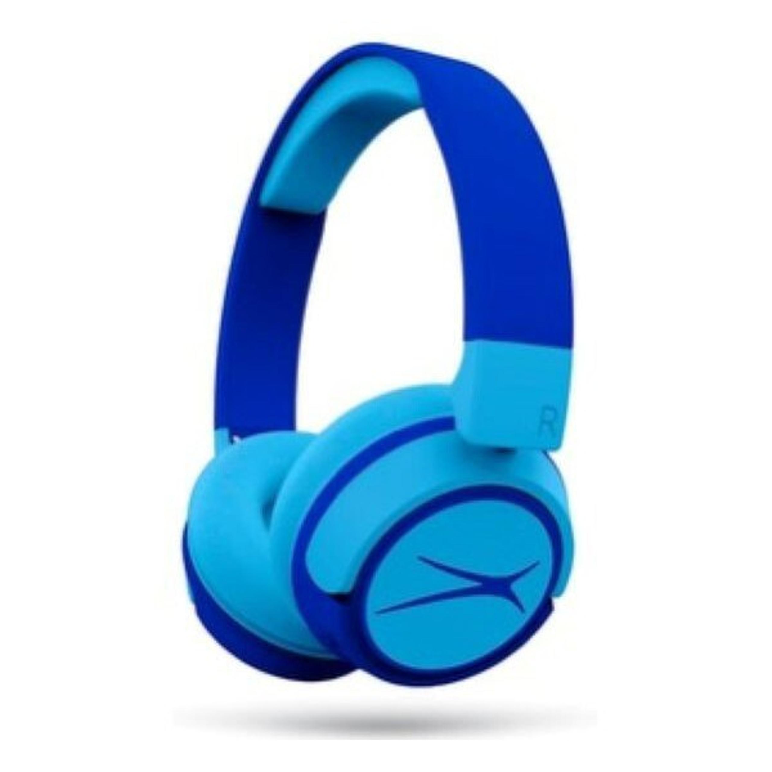 Altec Lansing Kid Safe 2-in-1 Bluetooth Wireless Blue Kid's Headphones - Sealed